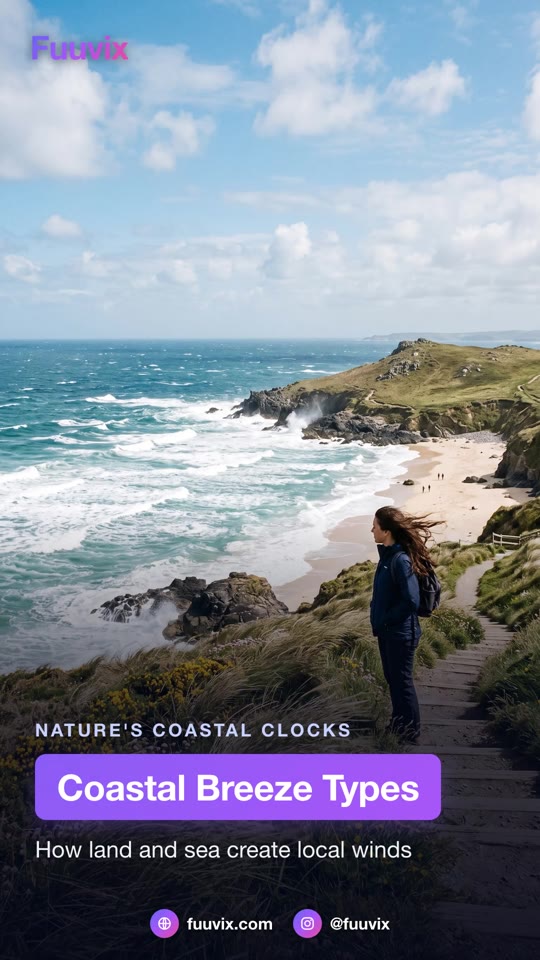 Video lesson: Coastal Breeze Types Explained! 🌊 | Sea Breeze vs. Land Breeze